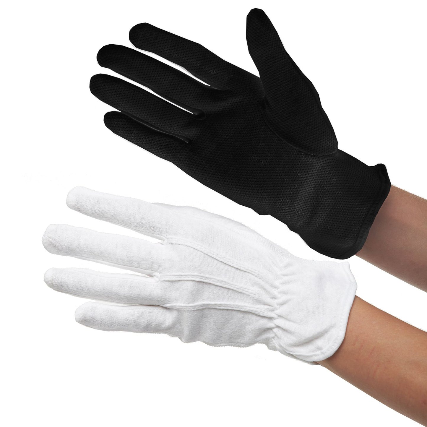 Dennys Black or White Slip Resistant Gloves